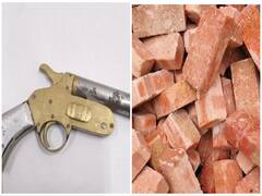 Watch Video: நாட்டுத்துப்பாக்கியை காட்டி மிரட்டிய ரவுடி...! செங்கல்லை வீசி மடக்கிப்பிடித்த போலீஸ்..! வைரலாகும் வீடியோ