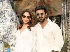 Upasana Kamineni Baby Shower: बेबी शॉवर में रोमांटिक हुए राम चरण और उपासना, कपल की कोजी तस्वीरें छू लेंगी दिल