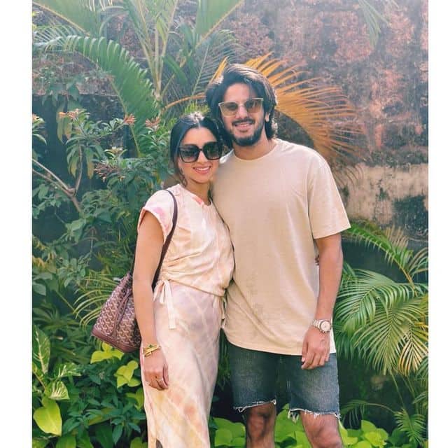 భార్యతో దుల్కర్ సల్మాన్