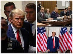 Trump Appears Before Manhattan Court Over Hush-Money Case Amid Tight Security— IN PICS