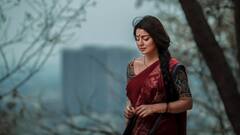 చీరలో శ్రియ న్యూ  లుక్