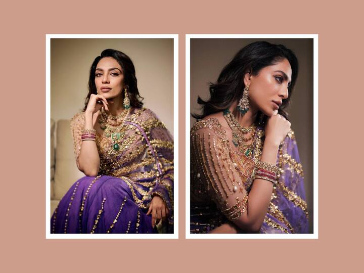 Sobhita Dhulipala posted a photo chain of every event from her sister's wedding. From the sangeet and mehendi to the reception, it was a lavish event. Here's what she donned to the reception ceremony.