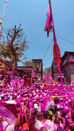 Jotiba Chaitra Yatra : अलोट गर्दी अन् चांगभलंच्या गजरात जोतिबा डोंगरावर भक्तीचा महापूर