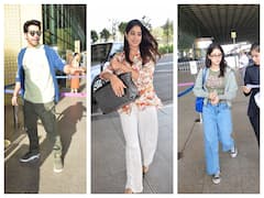 Airport Spotting: Janhvi Kapoor, Navya Naveli Nanda, Bhagyashree Go Casual And Comfy