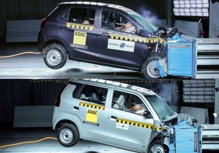WagonR and Alto K10 proved to be a failure in the crash test, got '0' star for the safety of children ક્રેશ ટેસ્ટમાં સાવ નિષ્ફળ સાબિત થઈ WagonR અને Alto K10, બાળકોની સુરક્ષા માટે મળ્યો '0' સ્ટાર, જાણો વિગત