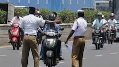 முதல்ல அட்வைஸ்... அடுத்தது ஃபைன்; அதிரடி காட்டும் தஞ்சை போக்குவரத்து போலீசார்