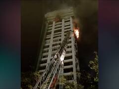 Mumbai Fire: मुंबईत गिरगावमधील इमारतीला भीषण आग; अग्निशमन दलाकडून आगीवर नियंत्रण; आगीचं कारण अस्पष्ट