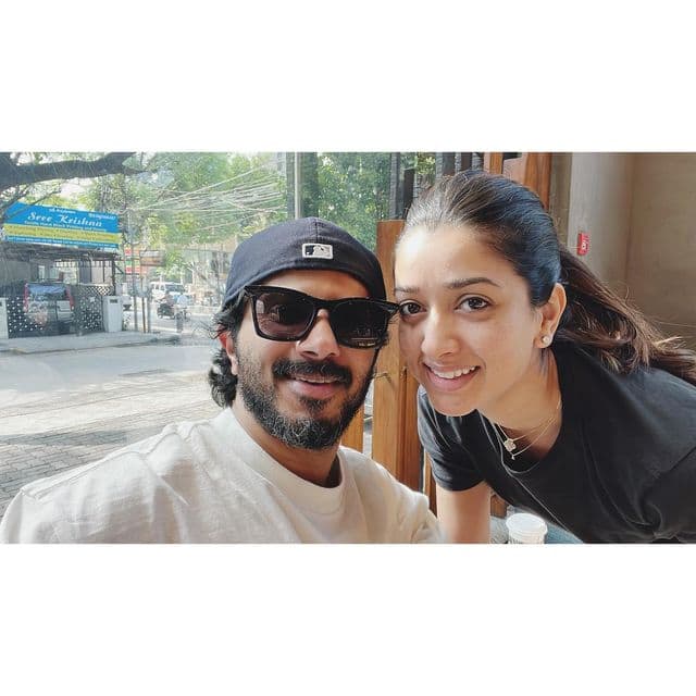 భార్యతో దుల్కర్ సల్మాన్