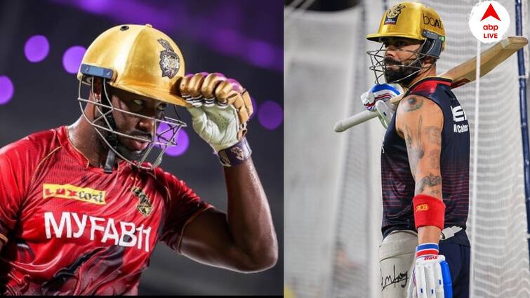 IPL 2023: Virat, Russell hit the net in practice at Eden IPL 2023: পাশাপাশি নেটে ব্য়াট করলেন বিরাট, রাসেল, ছক্কা হাঁকানোর লড়াইয়ে কে কাকে টেক্কা দিলেন?