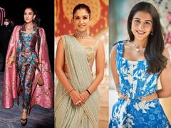 Radhika Merchant Photos: इंडो वेस्टर्न लुक में गॉर्जियस लगीं राधिका मर्चेंट, तस्वीरों में देखें अंबानी परिवार की छोटी बहू का खास अंदाज