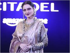 'सिटाडेल' प्रीमियर नाइट पर रॉयल अंदाज में नजर आईं रेखा, ब्लू कार्पेट पर एक्ट्रेस ने पैप्स के साथ भी किया मजाक