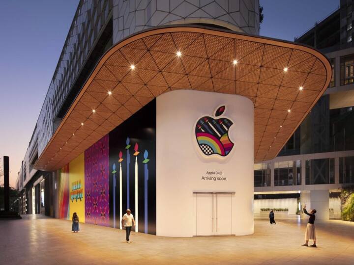 Apple will launch its first retail store in Mumbai India soon shares first photo देश के इस शहर में खुल रहा Apple का पहला ऑफिशियल रिटेल स्टोर, सामने आई पहली झलक, जानिए कैसा होगा