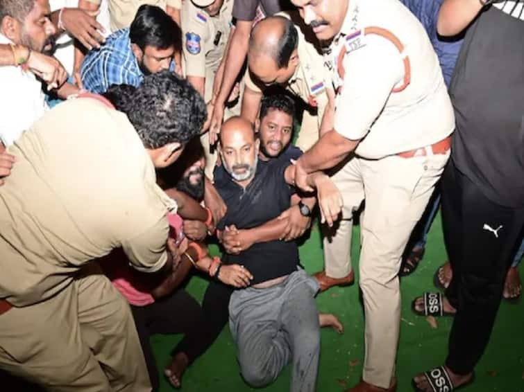 Telangana BJP Chief Midnight Arrest Party Says Illegal know more details BJP Chief Arrest: நட்ட நடு இரவில் கைது; தெலங்கானா பா.ஜ.க. தலைவரை கஸ்டடியில் எடுத்த காவல்துறை - நடந்தது என்ன?