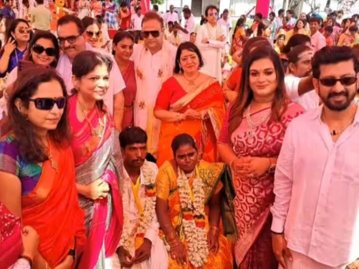 101 ஜோடி.. இயலாதவர்களுக்கு நட்சத்திர ஓட்டலில் மணம் முடித்து அழகு பார்த்த டபிள்யூ.வி.கனெக்ட் நிறுவனம் economically backward and differently abled couples married at mamallapuram 101 ஜோடி.. இயலாதவர்களுக்கு நட்சத்திர ஓட்டலில் மணம் முடித்து அழகு பார்த்த டபிள்யூ.வி.கனெக்ட் நிறுவனம்