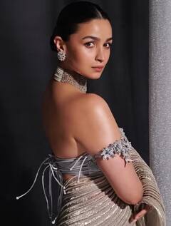 Pics: સિલ્વર મેટાલિક સાડીમાં Alia Bhatt લાગી સુંદર અપ્સરા, એક્ટ્રેસેના લેટેસ્ટ લૂક પર ફેન્સ ફિદા......