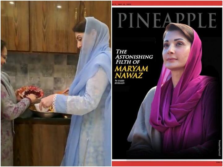 Pineapple trend on social media after seeing Pakistan PM daughter Maryam Nawaz Sharif making fruit chaat पाकिस्तान में ऐसा क्या हुआ कि ट्रेंड करने लगा पाइनेप्पल, हजारों लोग कर चुके हैं ट्वीट