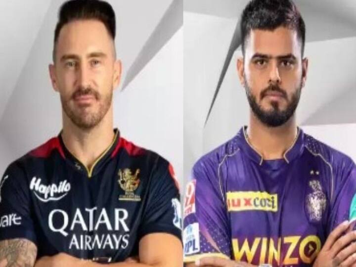 KKR vs RCB IPL 2023 Toss Misunderstanding Match Referee Shakti Heard Wrong Call RCB Skipper Faf du Plessis- Watch KKR vs RCB IPL 2023:  'பாவம் அவரே கன்ப்யூஸ் ஆயிட்டாரு..' டாசை வென்றது யாரென்று தெரியாமல் குழம்பிய மேட்ச் ரெஃபரி..!