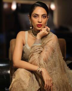 Sobhita Dhulipala Is An Epitome Of Grace In A Shimmering Saree - SEE