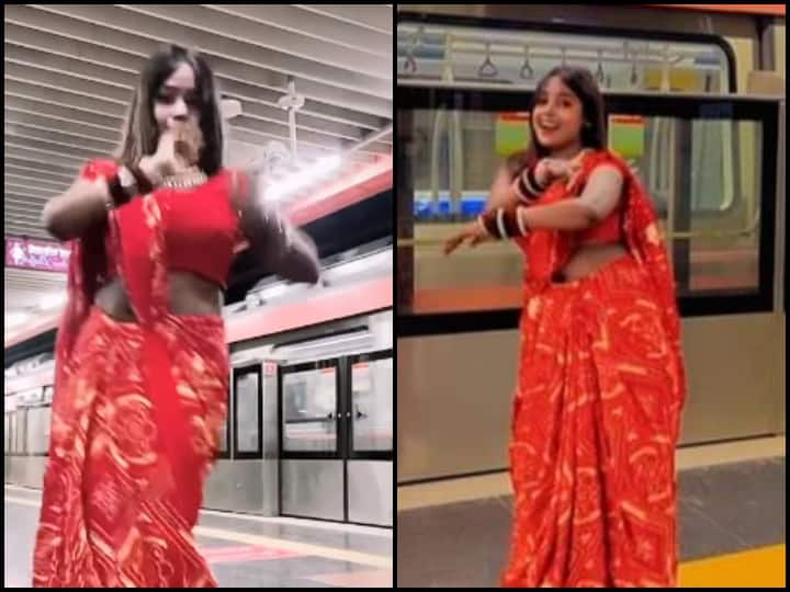 बिकिनी गर्ल के बाद अब लाल साड़ी वाली लड़की का वीडियो वायरल, भोजपुरी गाने पर जमकर किया डांस