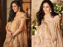 Shloka Mehta Latest Photos: वेज कलर की ऑर्गेंजा ड्रेस पहन इवेंट में पहुंचीं अंबानी परिवार की बड़ी बहू, देखें श्लोका मेहता की खूबसूरत तस्वीरें