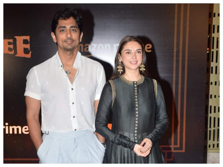 Actor Aditi Rao Hydari and her rumoured boyfriend Siddharth attended the screening of Amazon Prime video series Jubilee in Mumbai on Thursday. Many other celebs were seen at the screening.
