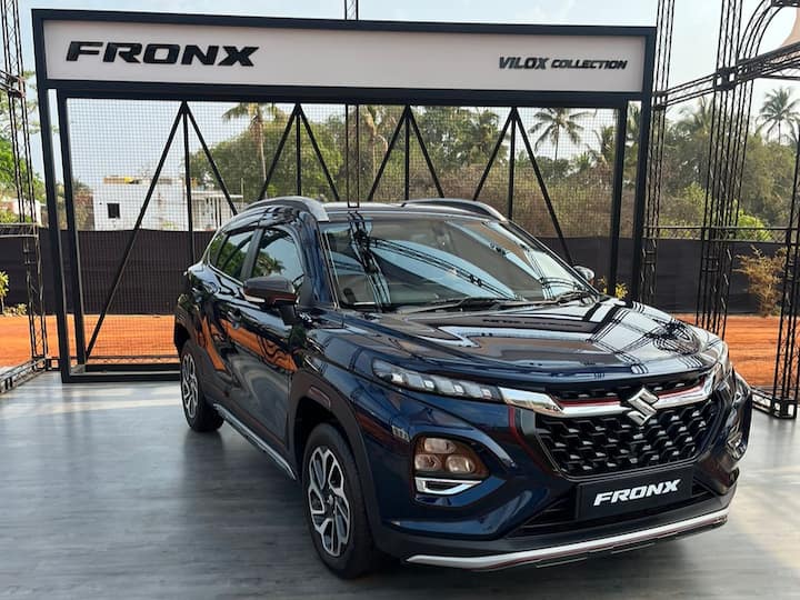 In terms of wheels, the Fronx gets 16inch alloy wheels  The rear has coupe-like styling while the Fronx gets three dualtone colour options along with six single tone ones.  Inside, the Fronx gets a dual tone colour option of  black and red with a grey finish console. [Somnath Chatterjee]