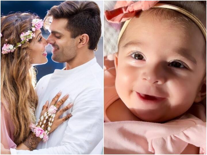 Bipasha Basu and Karan singh Grover revealed daughter devi face for first time Instagram Bipasha Karan Daughter: बिपाशा ने पहली बार दिखाया अपनी बेटी का चेहरा, फैंस और सेलेब्स ने लुटाया प्यार