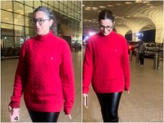 राघव चड्ढा से सगाई के रूमर्स के बीच एयरपोर्ट पर स्पॉट हुई परिणीति चोपड़ा, शर्माती नजर आईं एक्ट्रेस