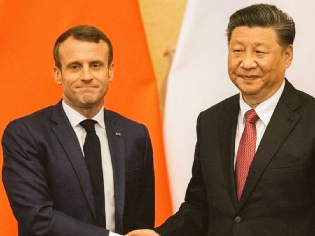 Macron Xi Jinping Meet: ఉక్రెయిన్లో శాంతి నెలకొల్పడం చైనాతోనే సాధ్యం - ఫ్రెంచ్ అధ్యక్షుడు మేక్రాన్ French Prez Macron Xi Jinping Meet I 'Counting' On China To 'Bring Russia To Its Senses Macron Xi Jinping Meet: ఉక్రెయిన్లో శాంతి నెలకొల్పడం చైనాతోనే సాధ్యం - ఫ్రెంచ్ అధ్యక్షుడు మేక్రాన్