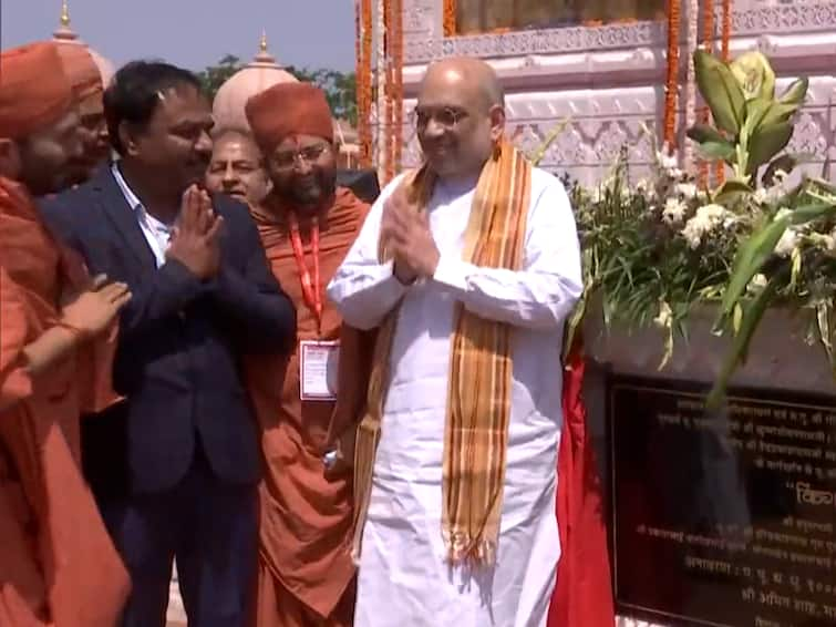 Amit Shah Unveils 54 Feet Hanuman Statue At Sarangpur Temple In Gujarat’s Botad On Hanuman Jayanti Amit Shah Unveils 54 Feet Hanuman Statue In Gujarat On Hanuman Jayanti. WATCH