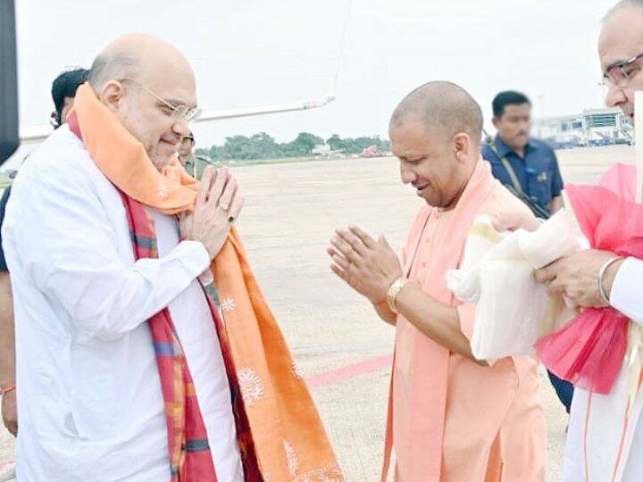 Home Minister Amit Shah on UP Visit and yogi adityanath will visit Kaushambi and Azamgarh today Lucknow UP News Amit Shah UP Visit: आज यूपी दौरे पर रहेंगे गृहमंत्री अमित शाह, कौशांबी में करेंगे जनसभा, आजमगढ़ को देंगे करोड़ों की सौगात