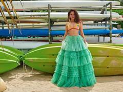 Tamannaah bhatia : 'ஏ அழகிய தீயே என்னை வாட்டுகிறாயே..' செண்டோசா தீவில் சில் செய்யும் ஜெய்லர் பட நாயகி தமன்னா!