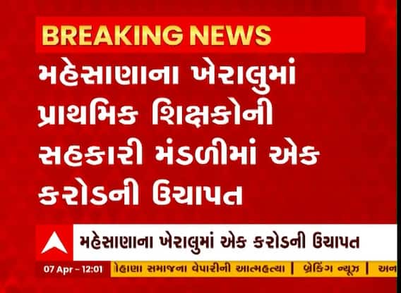 Mehsana: પ્રાથમિક શિક્ષકોની સહકારી મંડળીમાં કરોડોની થઈ ગઈ ઉચાપત... જુઓ વીડિયો