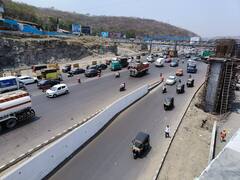 Pune Chandani Chowk : चांदणी चौकातील उड्डाणपुलाचं काम 90 टक्के पूर्ण; पाहा फोटो...