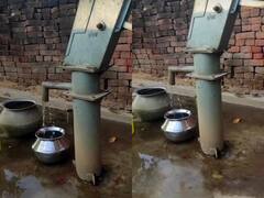 कभी देखा है ऐसा जुगाड़...? बंदे ने देसी हैंडपंप को बना दिया ऑटोमैटिक हैंडपंप