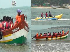 Sindhudurg : कोकणातील समुद्रकिनारे पर्यटकांनी फुलले, सुट्यांमुळे समुद्रकिनारी, मंदिर आणि किल्ल्यांवर गर्दी!