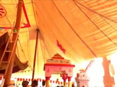 काय सांगता? केवळ 6 सेकंदात इथे उभारला जातो मंडप; सोलापूरच्या शेटफळ यात्रेतील अनोखी परंपरा