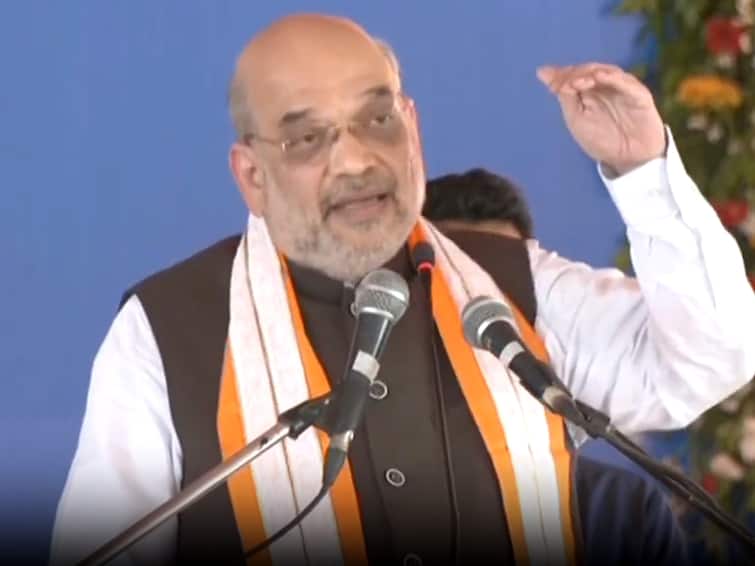 Amit Shah Hits Out At Congress In Uttar Pradesh Kaushambi BJP Congress Rahul Gandhi Disqualification Parliament Budget Session Washout Yogi Adityanath People Will Never Forgive Rahul Gandhi For Wasting Parliament's Time Over His Disqualification: Amit Shah In UP
