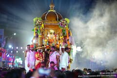 Ambabai : डोळ्याचे पारणे फेडणारा अंबाबाईचा रथोत्सव; पाहा ड्रोनमधून टिपलेली सोहळ्याची भव्यता