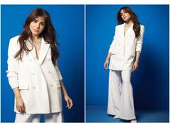 Samantha Ruth Prabhu Exudes Boss Lady Vibes In A White Pantsuit For Shaakuntalam Event | SEE PICS