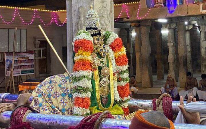 ஸ்ரீரங்கம் ரெங்கநாதர் கோவில் பங்குனி தேரோட்டம்  - ஆயிரகணக்கான பக்தர்கள் தரிசனம்