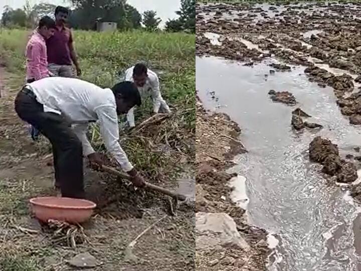 Indapur :  इंदापूर तालुक्यातील सणसर गावातील रायते मळ्यात नीरा डावा कालवा फुटल्याने
शेतकऱ्यांच्या शेतात पाणी गेल्याने शेतकऱ्यांचे प्रचंड नुकसान झालं आहे.