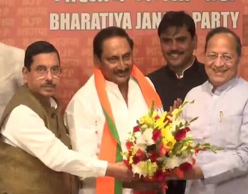 Kiran Kumar Reddy Joins BJP Former Andhra Pradesh Chief Minister joined BJP Kiran Kumar Reddy Joins BJP : কংগ্রেস ছেড়ে বিজেপিতে যোগ প্রাক্তন মুখ্যমন্ত্রীর, নতুন জল্পনা অন্ধ্রের রাজনীতিতে