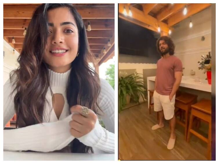 Rashmika Mandanna reply to rumour about vijay devarakonda and rashmika relationship Rashmika Mandanna : விஜய் தேவரகொண்டாவுடன் டேட்டிங்...தீயாய் பரவும் தகவலுக்கு ராஷ்மிகா பதிலடி...!