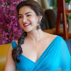 Honey Rose Photo: બ્લુ સાડીમાં અભિનેત્રી હની રોઝનો જોવા મળ્યો કાતિલ અંદાજ