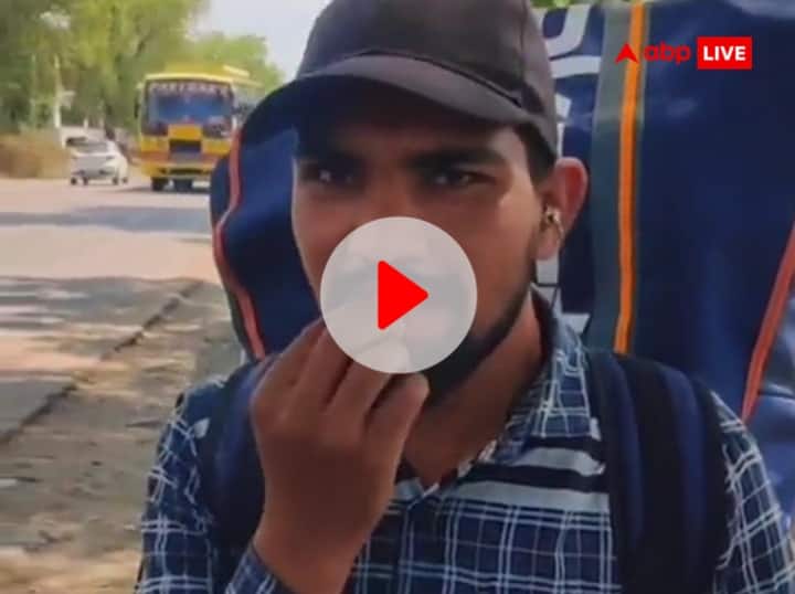 Sidhi Viral Video of Traffic Police Initiative Cashew And Almonds Fed to people not Wearing Helmet ANN Watch: एमपी भी गजब है! हेलमेट न लगाने पर खिलाए जा रहे काजू और बादाम! वीडियो वायरल