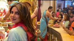 प्रियंका चोप्रा मालतीसह सिद्धिविनायकाच्या दर्शनाला; व्हीआयपी ट्रिटमेंटवर नेटकऱ्यांचा संताप