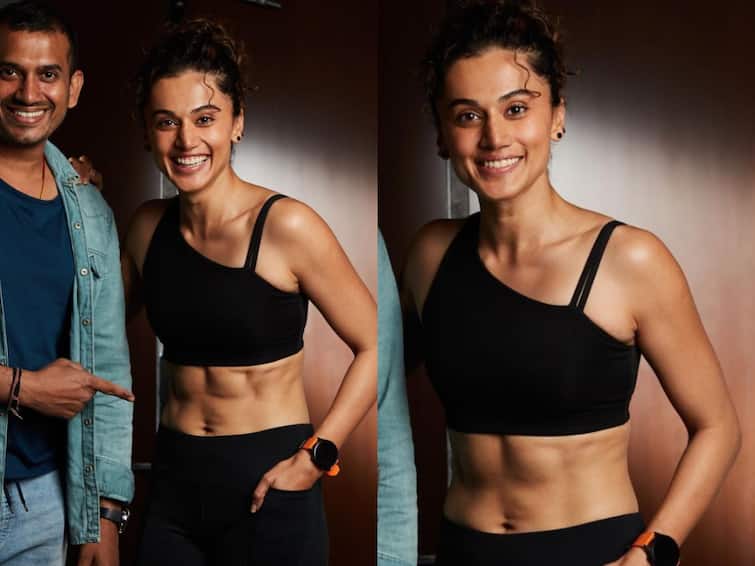 Taapsee Pannu Flaunts Her Washboard Abs In Latest Photos After 'Months Of Grilling And Hard Work' Taapsee Pannu Flaunts Her Washboard Abs In Latest Photos After 'Months Of Grilling And Hard Work'