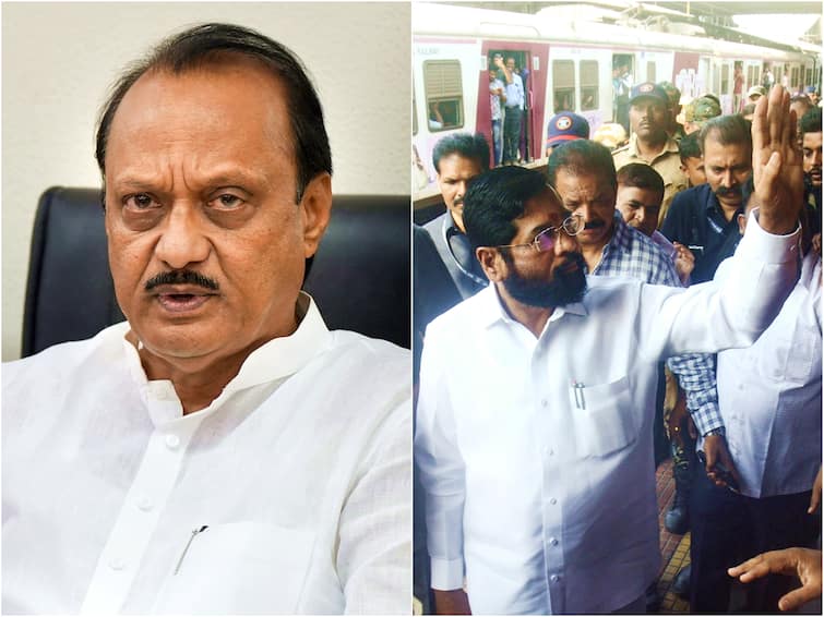 Maharashtra CM Eknath Shinde Ayodhya Visit Ajit Pawar Mocks Publicity Congress Shiv Sena NCP