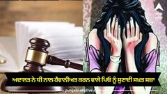 Punjab News: ਅਦਾਲਤ ਨੇ ਧੀ ਨਾਲ ਹੈਵਾਨੀਅਤ ਕਰਨ ਵਾਲੇ ਪਿਓ ਨੂੰ ਸੁਣਾਈ ਸਖ਼ਤ ਸਜ਼ਾ